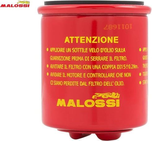 82635R Malossi High Performance Oil Filter for Most Modern Vespa Scooters 150cc-300cc | Will Fit All 150cc Vespa 946 RED Primavera Sprint LX LXV S...