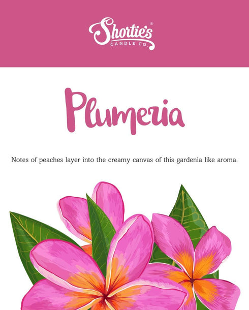 Shortie's Candle Company Pure Plumeria Wax Melts Multi Pack - 2 Highly Scented 3 Oz. Bars (6 Oz. Total) - Made with Natural Oils - Flower & Floral...