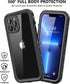 for iPhone 13 Pro Waterproof Case with Built-in Screen Protector, Shockproof Dustproof Full Body Protective IP68 Waterproof Phone Case for iPhone ...