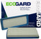ECOGARD XA6062 Premium Engine Air Filter Fits 2008-2015 Smart Fortwo, 2004 City-Coupe, Cabrio...