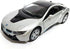 Kinsmart New 1:36 Display - Silver Color BMW I8 Diecast Model Car...