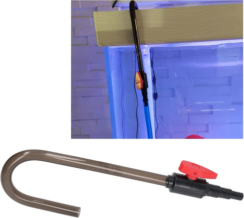 Estink Aquarium Water Filler Tube, Plastic Wall Mounted Aquarium Automatic Top Off Water Refiller Pipe Fish Auto Water Filler Tube Replacement Fit...