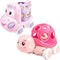 ONEST 2 Pieces Baby Girl Toy Cars for Babies, Infant Soft Rubber Push and Go Toy Car for Toddler Girl, Rattle Roll Truck Wind Up Cars for Infants ...