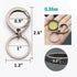 Titanium Key Holder Heavy Duty Quick Release Keychain Clip with Key Ring for Men and Women...