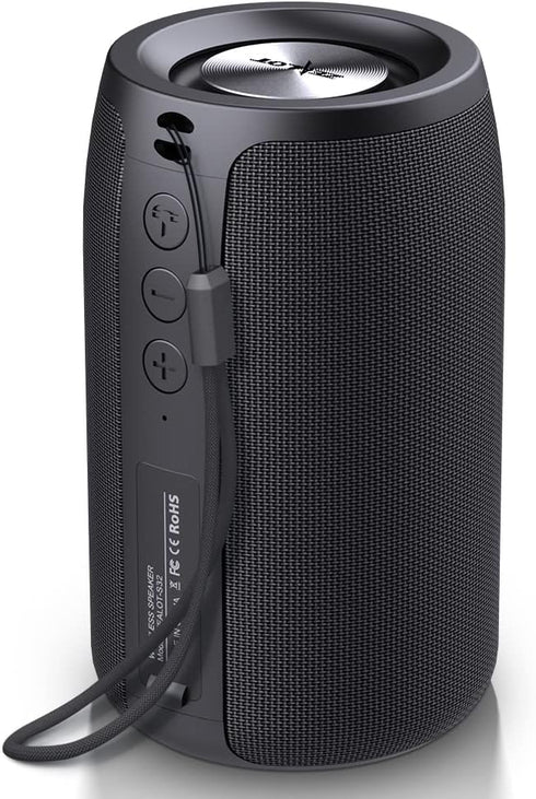 ZEALOT Portable Bluetooth Speakers, Wireless Speaker?S32 Samll Outdoor Speaker, Waterproof IPX5, Stereo Pairing/USB/MIC/TF Card/AUX for iOS Andrio...