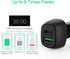 Car Charger, Arteck 40W/8A PD USB-C/Quick Charge 3.0 USB Port Adapter with 2 USB Port, Compatible with iPhone 15 15 Pro 14 Plus 14 Pro Max13 12 11...