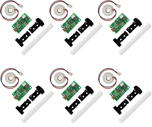 6Pcs DC 5V USB Humidifieration Atomization Disc Mirco Interface Atomization Drive Circuit Board for DIY Home...