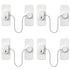 Refrigerator Lock AOSITE 4 Pack Mini Fridge Locks for Kids No Drill Cabinet Lock with Keys Cupboard Lock Child Safety Locks for Cabinets Drawer Lo...