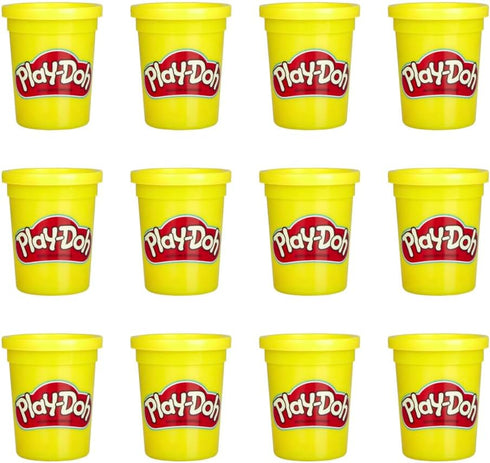 Play-Doh Bulk 12-Pack of Yellow Non-Toxic Modeling Compound, 4-Ounce Cans...