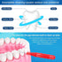 ewinever 50 Count Interdental Brush,Toothpicks Tooth Flossing Head Oral Dental Hygiene Brush,Teeth Cleaner Dental Floss Stick Tooth Cleaning Tool ...