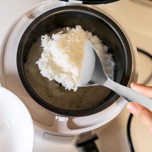 Stainless Steel Rice Paddle Rice Paddle Stainless Steel Rice Spoon Rice Serving Scooper Metal Soup Spoon Nonstick Rice Spatula for Mixing Serving ...