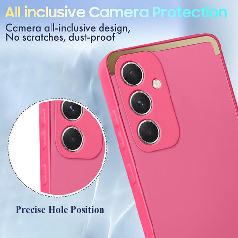 for Samsung A54 5G Case for Women Men Shockproof white Samsung Galaxy A54 5G Phone Case Camera Protector Protective Case Slim with Design PC TPU L...