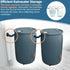 1.25" Diameter Rain Barrel Connector Hose Connect Downspout Diverter to Rainwater Barrel or Link 2 Rain Water Barrels to Store More Water for Home...