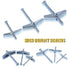 Swpeet Assorted 24 Pcs Toggle Bolt and Wing Nut Kit for Hanging Heavy Items on Drywall - 1/8 Inch, 3/16Inch, 1/4Inch...