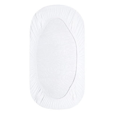Burt's Bees Baby Bassinet Sheet, Fitted Unisex 100% Organic Jersey Cotton Bassinet Sheet for Standard Bassinet Mattress...
