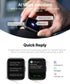 Smart Watch for Men Women - Answer/Make Calls/Quick Reply/AI Voice Assistant, 1.83" for Android iPhone Samsung Compatible IP68 Smartwatch Blood Ox...