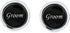 BEST MAN Or GROOM Script Words Round Black White Shirt Cuff Links For Men Groomsmen Wedding Party Gift Brass Bullet Hinge Back...