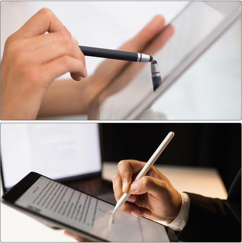 MECCANIXITY 3pcs Stylus Pens for Touch Screens with 6 Extra Tips Dual Rubber Tips Capacitive Stylus Universal Tablet Pen Sensitivity Precision, Gr...