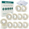 Paper Surgical Tape 1" x 11yd +10pc Gauze Pads| 12 Rolls Microporous Micropore Tape | Medical Tape for Skin,Dressings,Face,Wound Care| First Aid B...