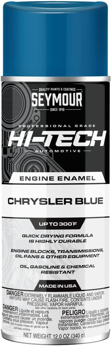Seymour EN-63 Hi-Tech Engine Spray Paint, Chrysler Blue...