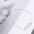 Boho Rhinestone Infinity Ankle Bracelet Infinity Endless Love Anklet Bracelet Lucky Number 8 Chain Anklet Silver Crystal Infinity Anklet Foot Chai...