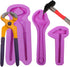 Hand Tools Silicone Chocolate Molds, 3 Packs Large Hammer Wrenches Pliers Construction Tools Baking Molds, 3D Fondant Mold for Cake Decoration Can...