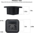 2 Inch Trailer Hitch Cover Black Rubber Tow Receiver Tube Plug Cap Fits for Any 2" x 2" Square Receiver Tube Fits for Class 3 4 5 to-yota F-ord G-...
