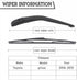 Replacement for Toyota Prius 2010-2015 Rear Wiper Arm Blade Nut Set,Rear Wiper Cover Accessories Assembly, Wiper Cap Set for Back Windshield Windo...