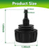 8 Pcs 3/4 in. Female Pipe Thread to 1/4 in. Drip Tubing Adapter, 3/4 Inch Faucet PVC Adapter Connect 3/4" FHT Faucet for 1/4" Drip Line, 3/4" to 1...