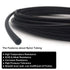 Beduan 6 mm OD Pneumatic Air Line Tubing Nylon Air Hose for Fluid Transfer or Air Brake System 32.8ft (Black)...