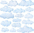 DECOWALL DS9-1702 Clouds Kids Wall Decals Wall Stickers Peel and Stick Removable Wall Stickers for Kids Nursery Bedroom Living Room...