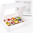VGOODALL 3PCS White Cupcake Container, 12 Count with Window Boxes Holding 36 Pastry Box for Birthday Holiday Party Bakery Supplies...
