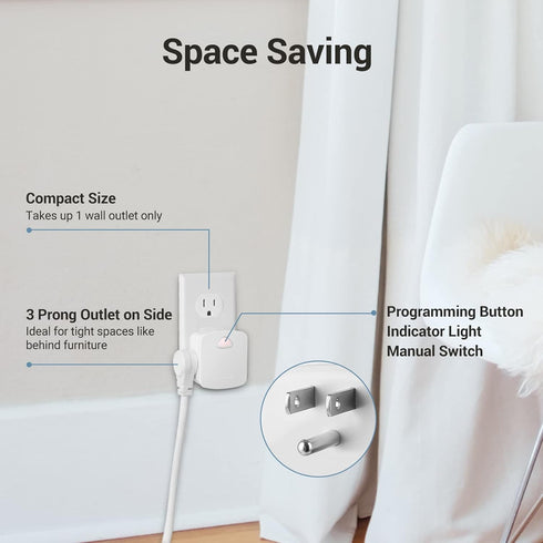 DEWENWILS Wireless Light Switch Remote Control Outlet, Remote Power Wall Switch for Lamps, No Wiring Needed, 15 AMP Heavy Duty, 100 FT Range......