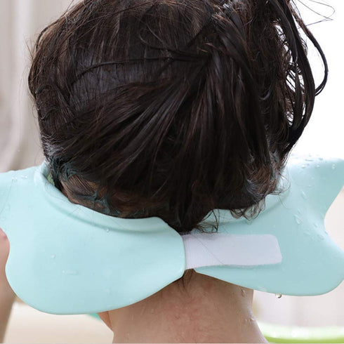 Shower Cap for Kids, Baby Shower Cap bath wash Shampoo rinser shield Hat Adjustable head hair Visor Protection Toddler and Children,Prevent water ...