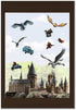 Conquest Journals Harry Potter Hogwarts Castle Window Cling Set, Official Imagery from The Wizarding World, Reusable, No Residue...
