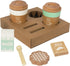 Pretend Play Coffee Cup Toys,Wooden Play Kitchen Accessories,Fake Food Play for Kids Kitchen,Educational Toy for Toddler Children Birthday Gift...
