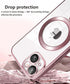 Magnetic Case for iPhone 15 Plus Case Clear Compatible with MagSafe Built-in Camera Lens Protector Soft Slim Shockproof Phone Case Cover for iPhon...