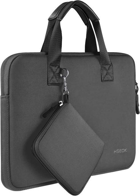 Hseok 13-14 Inch Laptop Case with Handle and Small Case,Water Resistant Durable Laptop Bag for MacBook,HP,ASUS,Dell,Lenovo,D02G01...