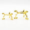 2pcs Gold-Plated Flowering Crystal Glass Ball Stand, Crystal Diamond Stand,Mini Air Plant Rack Holder Air Fern Display Stand...