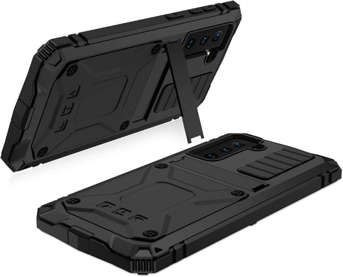 MIYI for Samsung Galaxy S21 Plus/S21+ 5G Case, Aluminum Metal Gorilla Glass Waterproof Shockproof Military Heavy Duty Sturdy Protector Cover Hard ...