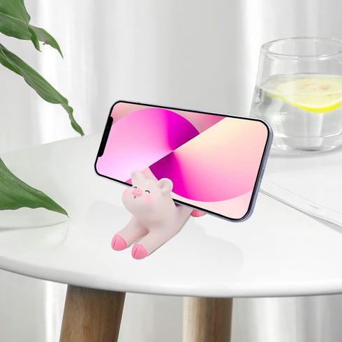 Pig Phone Stand Cute Office Desk Accessories Cellphone Holder Home Decor Lovely Gift (Shape A)......