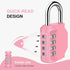 Puroma 1 Pack Combination Lock 4 Digit Locker Lock Outdoor Waterproof Padlock for School Gym Locker, Sports Locker, Fence, Toolbox, Gate, Case, Ha...