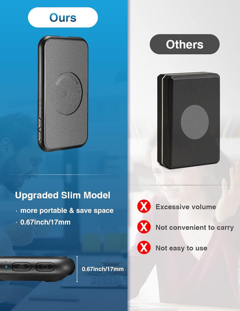 Ultra-Slim Mouse Jiggler,Undetectable Mouse Mover Device Shaker with Reasonable Micro-movement,Random interval,Interval Timer Adjustable,Gift Keep...