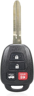 Replacement Key for 2014-2016 Toyota Camry Corolla Keyless Entry Remote Fob HYQ12BEL H Chip, New Uncut Blade; by AutoKeyMax...