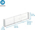 iDesign Plastic Adjustable Deep Drawer Divider, Kitchen, Dresser, Desk, Bathroom and More, The Linus Collection – Set of 2, Expandable 13.25” – 20...