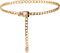 Chain Belt for Women Girls Adjustable Gold Metal Waist Chain Chunky Chain Belts for Dress Jeans...