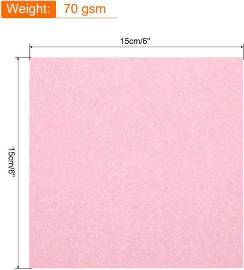 MECCANIXITY 125 Sheets Origami Paper Double Sided 6x6 Inch(15x15cm) Square Sheet for Art Craft Project, Beginners, Gifts Decor, Pink...