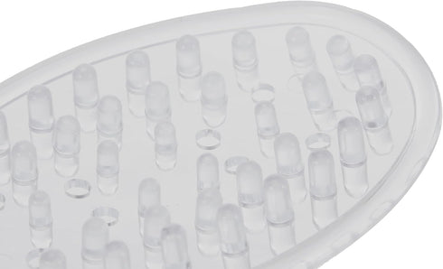 iDesign Plastic Soap Dish, Soap Saver, and Kitchen Sponge Holder - Set of 3, 0.75” x 3.25” x 4.75”, Clear...