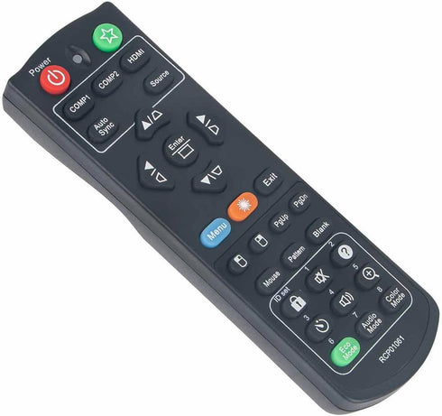 RCP01061 New Replaclement Remote Control fit for ViewSonic DLP Projector VS15875/PJD5255N/PJD5255P/PJD5555w/VS15876/PJD5154/PJD5254 PJD5151/VS1587...