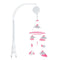 Crib Mobile, Hanging Toys, Nursery Decor for Girls White and Pink Room Decorations, Clouds, Moons and Stars Safe, Non-Toxic, Crib Mobile for Newbo...